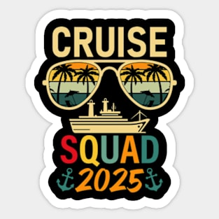 Cruise squad family 2025 summer vacation Sticker